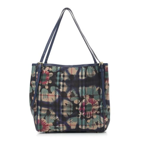 haymarket tote floral print burberry|Burberry haymarket tote review.